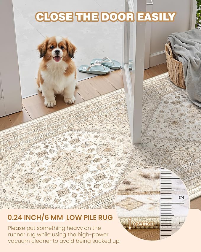 Runner Rug 2x6, Non Slip Washable Rugs - Image 6