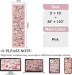 DUKINO 3x10 Runner Rug, Floral Washable Kitchen Runner Rug Non Slip, Low Pile - Image 2