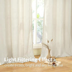 YoungsTex Extra Long Linen Curtains 95 Inch Length - Image 5