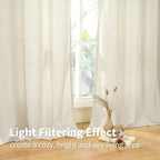 YoungsTex Linen Curtains 80 Inches Length - Image 5