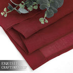 Tollpiz Sheer Tier Curtains Kitchen Linen Textured Half Curtain Sheers Light - Image 7