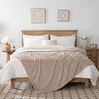 90x90 Inch Brown Queen Large Blanket - Image 2