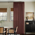 Pinch Pleated Semi Sheer Linen Curtains by Twodrapes