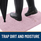 OLANLY Dog Door Mat for Muddy Paws 47x32, Super Absorbent Chenille Mud Mat | - Image 2