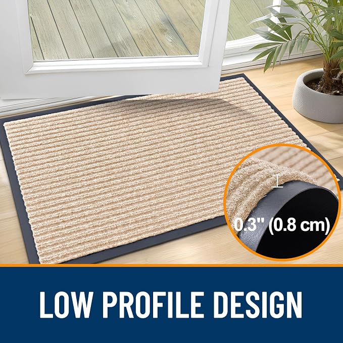 OLANLY Front Door Mat 71x23, Waterproof Heavy-Duty Indoor Outdoor Doormat | - Image 4