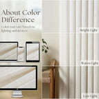 100% Blackout Linen Short Curtains - Image 7