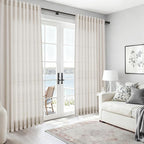 Pearl White Curtains 90 Inches Long - Image 6