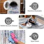 3x17 Washable Runner Rug for Hallway: Extra Long Runners for Entryway Living - Image 3