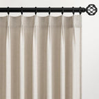Pinch Pleated 78 Inch Curtains 2 Panels by Topfinel