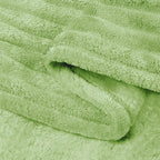 BEDELITE 3D Ribbed Jacquard Green King Size Blankets - Image 5