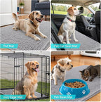 OLANLY Dog Door Mat for Muddy Paws 59x35, Super Absorbent Chenille Mud Mat | - Image 7