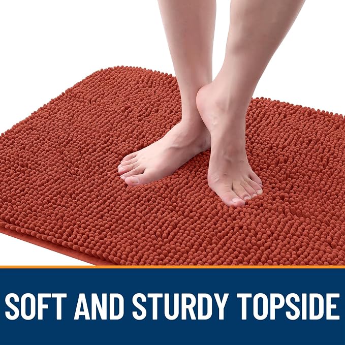 OLANLY Dog Door Mat for Muddy Paws 40x32, Super Absorbent Chenille Mud Mat | - Image 4