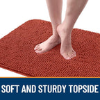 OLANLY Dog Door Mat for Muddy Paws 40x32, Super Absorbent Chenille Mud Mat | - Image 4