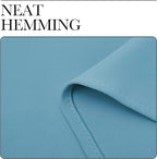 NICETOWN Teal Blue Blackout Curtains 78 inches Length - Image 6