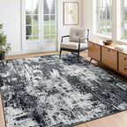 RELEANY Washable 4'x6' Abstract Area Rug - Image 2