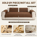 Velvet Couch Covers for Sectional Sofa Washable, Non-Slip L Shaped Sectional - Image 5