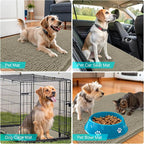OLANLY Dog Door Mat for Muddy Paws 47x20, Super Absorbent Chenille Mud Mat | - Image 7