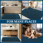 OLANLY Dog Door Mat for Muddy Paws 70x46, Super Absorbent Chenille Mud Mat | - Image 8