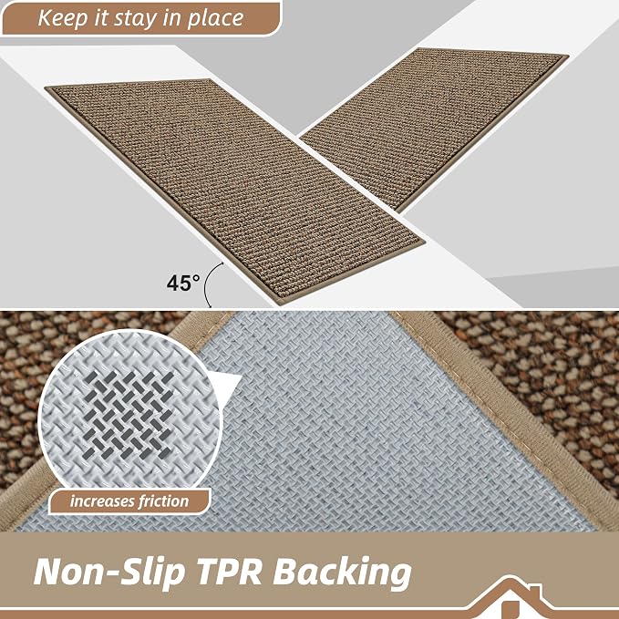 BEQHAUSE Kitchen Runner Rugs 24"x84", Kitchen Mats - Image 4