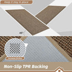 BEQHAUSE Kitchen Rugs 32"x48", Non-Slip Kitchen Mats - Image 4