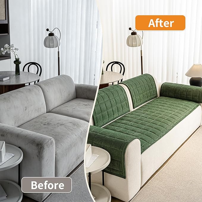 Couch Covers for Dogs Washable, 27.6"x70.9" Non Slip Couch Covers for Loveseat - Image 5