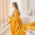NEWCOSPLAY Fleece Clouds Cozy King Blanket - Image 6