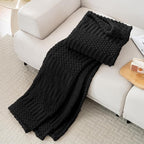 Black Throw Blanket - Image 4