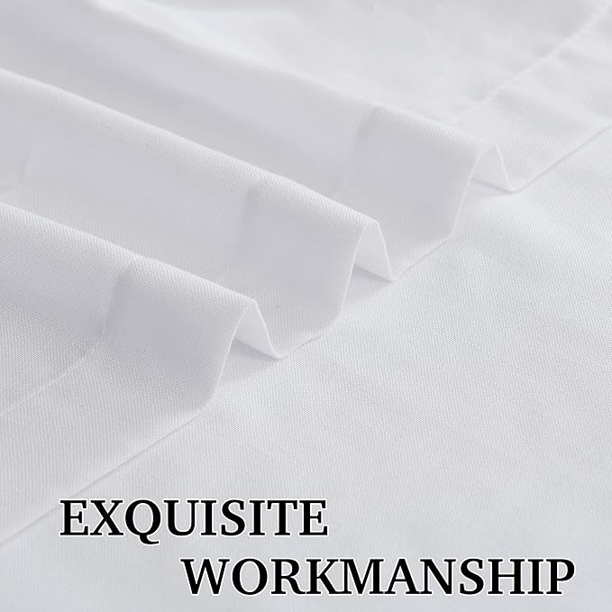 RYB HOME Sheer Curtains 108 inches, Extra Long Floor to Ceiling Curtains | - Image 4