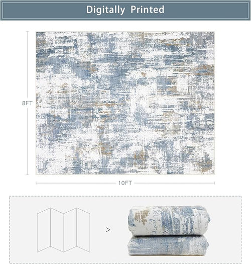 8x10 Washable Area Rugs for Living Room, Dining Room, Playroom - Image 2