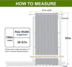 NICETOWN Blackout Curtain for Sliding Glass Door - Image 8