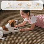 Indoor Door Mat Entryway Rug Non Slip Washable Dark Brown 2x3 ft | Front Entry - Image 4