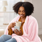 Utopia Bedding Ultra Soft Fleece Bed Blanket Throw Size Pink | Microfiber Plush - Image 3