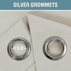 H.VERSAILTEX Blackout Curtains for Sliding Glass Door Room Divider Curtains - Image 3