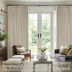 Oatmeal Beige Extra Wide Blackout 60 x 102 Inch Pinch Pleat Curtain 1 Panel | - Image 5