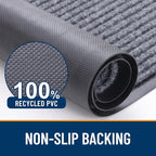 OLANLY Front Door Mat 71x34, Waterproof Heavy-Duty Indoor Outdoor Doormat | - Image 3