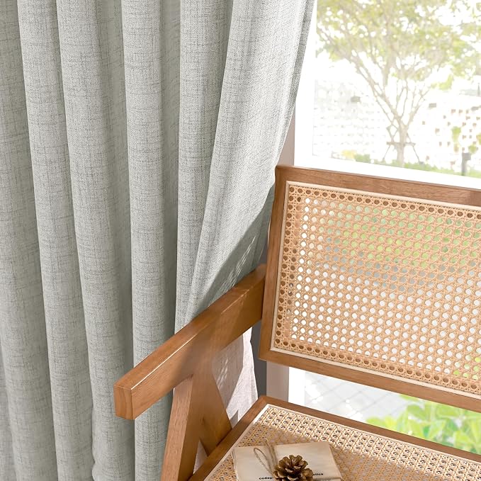 YoungsTex 72 Inches Long Light Grey Curtains - Image 8