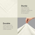 Utopia Bedding Ultra Soft Fleece Bed Blanket Throw Size Ivory | Microfiber - Image 5