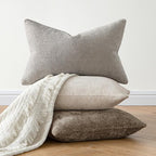 MIULEE Decorative Couch Throw Pillow Covers 20x20 Inch Light Gray 2 Pack | - Image 4