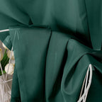 Hunter Green Sheer Curtains 96 Inches Long 2 Panels - Image 2