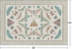 Washable Boho Bathroom Rug 2x3, Small Throw Rugs - Image 2