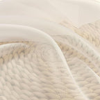 Cream Sheer Curtains 84 Inches Long 2 Panels - Image 6