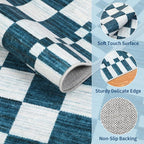 GarveeHome Checkered Washable 2x3 Rug Small Area Rugs Non-Slip - Image 6