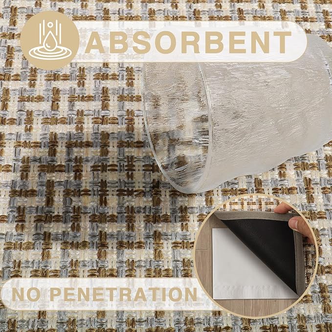 Door Mat Indoor Entrance 24"x47", Absorbent Indoor Door Mat Large, Non Slip - Image 3