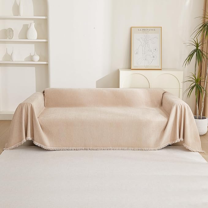 MYSKY HOME Couch Cover 3 Cushion Sofa - Image 8