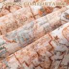 SERISSA 4x6 Washable Non Slip Boho Area Rug - Image 4