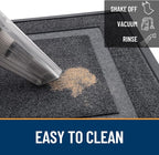 OLANLY Front Door Mat Outside 59x20, All-Season Heavy-Duty Rubber Doormat | Grey - Image 6