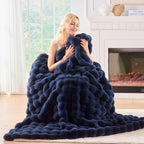 BENVWE Fluffy Faux Fur Throw Blanket - Image 5