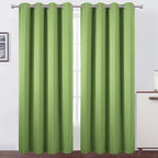 Light Green Blackout Curtains for Bedroom Room Darkening Curtains/Draperies 52 by Lemomo