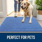 OLANLY Dog Door Mat for Muddy Paws 45x27, Super Absorbent Chenille Mud Mat | - Image 6
