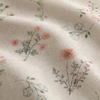 Boho Floral 100% Blackout Curtains 84 Inch 2 Panels Linen Texture | Farmhouse - Image 5
